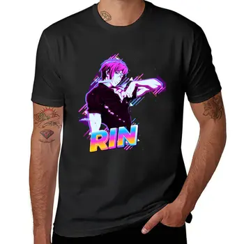 Новый Rin Matsuoka | Бесплатно! Футболка, черная футболка, летний топ, топы больших размеров, мужские футболки с рисунком в стиле хип-хоп